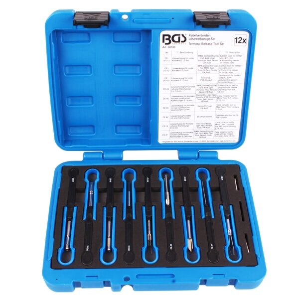 BGS Kabelverbinder Lösewerkzeuge Werkzeug Set VW Opel Ford Mercedes-Benz BMW FIAT