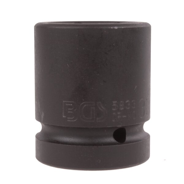 BGS Kraft-Steckschlüssel-Einsatz Sechskant | Antrieb Innenvierkant 25mm (1") | SW 33mm