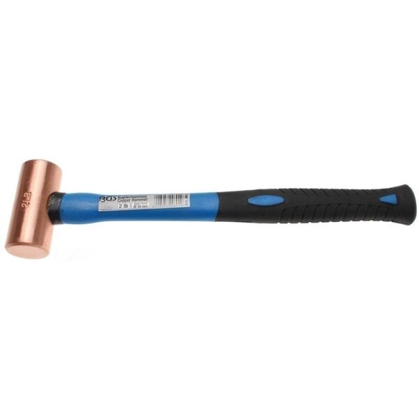 BGS Kupferhammer | Fiberglasstiel | Ø 35 mm | 907 g (2 lb) - Kopf