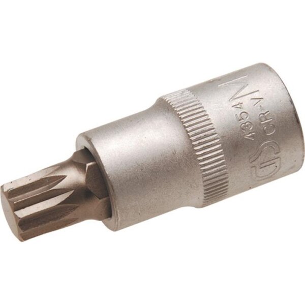 BGS Bit-Einsatz | Antrieb Innenvierkant 12,5 mm (1/2") | Innenvielzahn (für XZN) M12