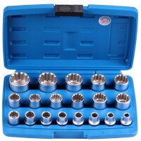 BGS Gear Lock Steckschlüsseleinsätze 12.5 mm...