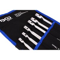 BGS Doppel-Ringschlüsselsatz mit flexiblen Köpfen, 8-tlg.