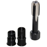BGS Reparatursatz für Zündkerzengewinde | M12 x 1,25 mm | 5-tlg.