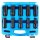 BGS Kraft-Steckschlüssel-Einsatz-Satz Sechskant, tief | Antrieb Innenvierkant 12,5mm (1/2") | SW 10-24mm | 10-tlg: