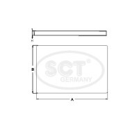 SA1106 Filter, Innenraumluft für VAG