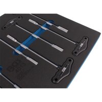 BGS Werkstattwageneinlage: T-Griff-Steckschlüssel-Set, 9-tlg.