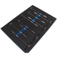 BGS Werkstattwageneinlage: T-Griff-Steckschlüssel-Set, 9-tlg.
