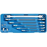 Doppel-Ratschen-Gelenkschlüssel Set, 8-19 mm, 10-tlg.