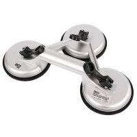 Dreifach-Gummisauger, Aluminium , Ø 115 mm, 95 Kg Tragkraft