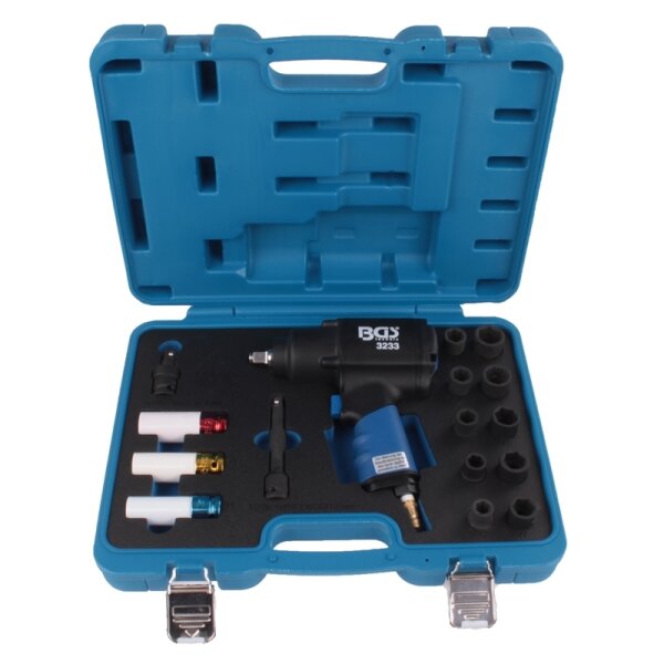 Druckluft-Schlagschrauber Set 12.5  mm 1/2" , 16-tlg.