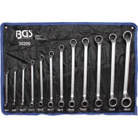 BGS Doppelringschlüssel-Set, 75° gekröpft,...