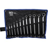 BGS Doppelringschlüssel-Set, 75° gekröpft, 6-32 mm, 12-tlg.