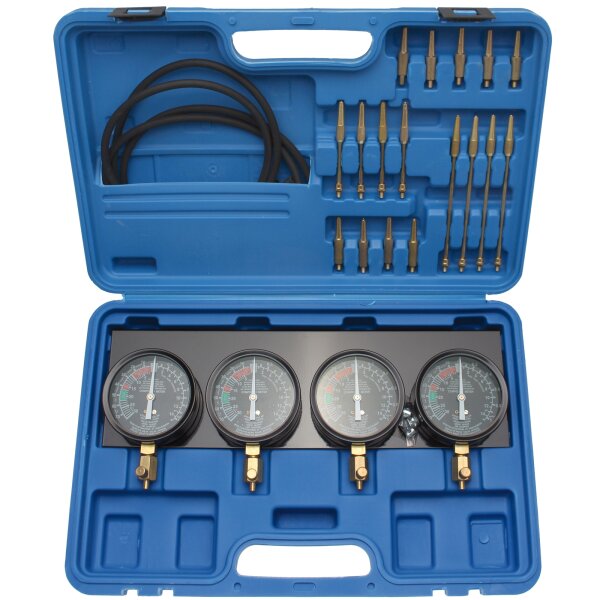 Synchron-Testgerät für Vergaser, 0-14 PSI, 25-tlg.