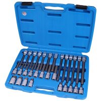 BGS Bit-Einsatz Sortiment 12.5 mm 1/2", Innensechskant, 30-tlg.
