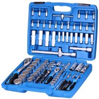 Gear Lock Steckschlüssel Satz 6.3 mm 1/4" und 12.5 mm 1/2", 115-tlg.