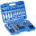 Gear Lock Steckschlüssel Satz 6.3 mm 1/4" und 12.5 mm 1/2", 115-tlg.