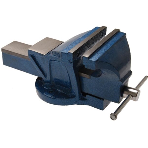 BGS Werkstatt Schraubstock Werkzeug 150 MM Werkbank Parallel Spannbacken 11 Kg