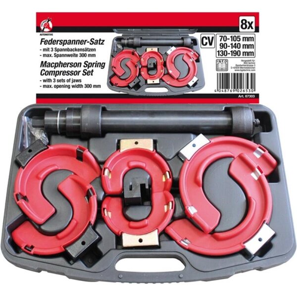 Federspanner-Satz. inkl. 3 Spannkopfpaaren
