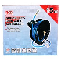 BGS Druckluft-Schlauch mit Aufroller, 15 m