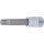 BGS Bit-Einsatz | Länge 100mm | Antrieb Innenvierkant 12,5mm (1/2") | Keil-Profil (für RIBE) M13