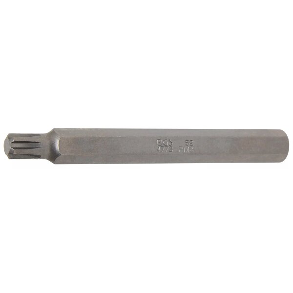 BGS Bit | Länge 100 mm | Antrieb Außensechskant 10 mm (3/8") | Keil-Profil (für RIBE) M8