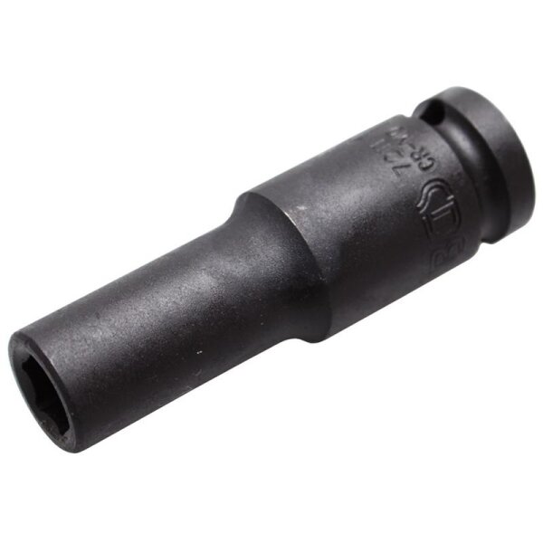 BGS Kraft-Steckschlüssel-Einsatz Sechskant, tief | Antrieb Innenvierkant 12,5 mm (1/2") | SW 11 mm