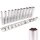 BGS Steckschlüssel Werkzeug Satz 11-tlg. Stecknüsse 1/4" Schlüssel Set Nuss Nüsse