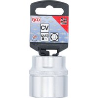 BGS Steckschlüssel-Einsatz Sechskant | Antrieb Innenvierkant 12,5 mm (1/2") | SW 34 mm