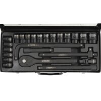 TECPO Kraft-Steckschlüssel-Satz | 12.5 mm 1/2 Zoll |...