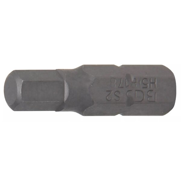 BGS Bit | Länge 25 mm | Antrieb Außensechskant 6,3 mm (1/4") | Innensechskant 5 mm