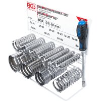 BGS Schlauchklemmen-Sortiment | rostfrei | auf Tafel |...