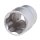 BGS Steckschlüssel-Einsatz Sechskant | Antrieb Innenvierkant 12,5 mm (1/2") | SW 24 mm