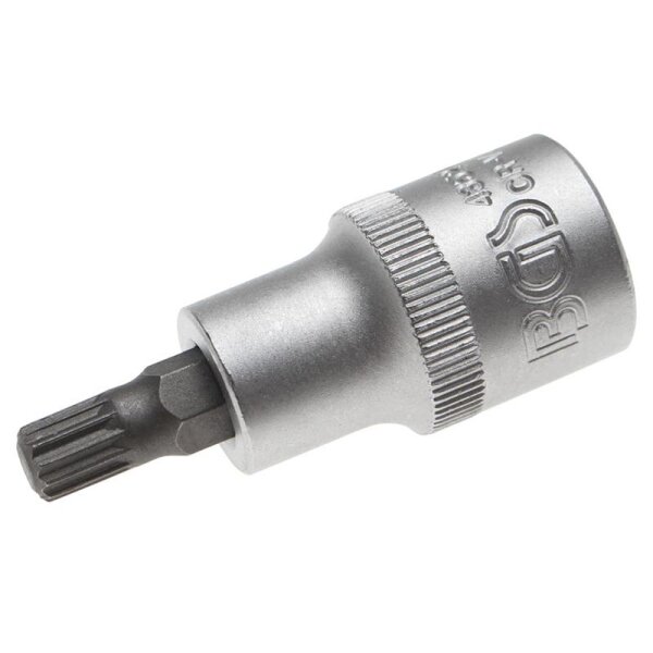 BGS Bit-Einsatz | Antrieb Innenvierkant 12,5 mm (1/2") | Innenvielzahn (für XZN) M8
