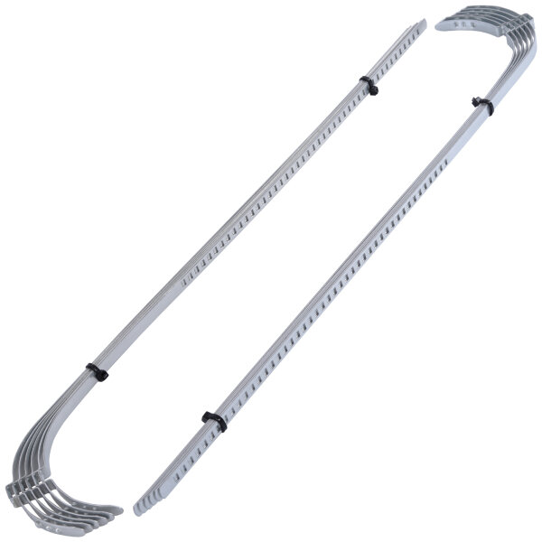 TECPO Achsmanschetten Schellen 60-124 mm, 9 mm Breit (lang), 12-teilig