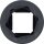 BGS Kraft-Steckschlüssel-Einsatz Sechskant | Antrieb Innenvierkant 20 mm (3/4") | SW 26 mm