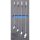 BGS 1/3 Werkstattwageneinlage: Maul-Ringschlüssel, 24-32 mm, 4-tlg.