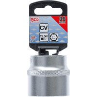 BGS Steckschlüssel-Einsatz Sechskant | Antrieb Innenvierkant 12,5 mm (1/2") | SW 36 mm