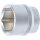 BGS Steckschlüssel-Einsatz Sechskant | Antrieb Innenvierkant 12,5 mm (1/2") | SW 36 mm
