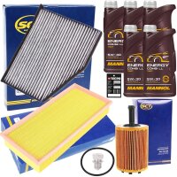 Inspektionsset Filter Set + 5L Mannol Combi LL ÖL 5W30