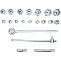 BGS DIY Steckschlüsselsatz 20mm 3/4", 20-tlg.