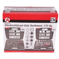 BGS DIY Steckschlüssel-Satz | Antrieb 6,3 mm (1/4") / 12,5 mm (1/2") | 174-tlg.