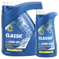 MANNOL Classic 10W-40 API SN/SM/CF, 5L + 1L