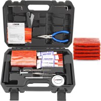 TECPO Reifenreparatur Set, 78-teilig + 50x Reifen...
