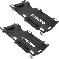 2x TECPO KFZ Werkstattrollbrett Rollliege 360°...