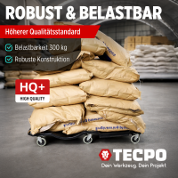 2x TECPO KFZ Werkstattrollbrett Rollliege 360° drehbar Montageliege Werkstattliege mit 300kg Tragkraft und Kopfstütze