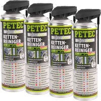 4x PETEC Kettenreinigerspray, 500ml