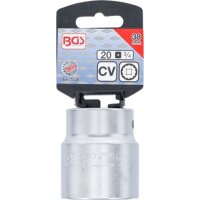 BGS Steckschlüssel-Einsatz Zwölfkant | Antrieb Innenvierkant 20 mm (3/4") | SW 38 mm