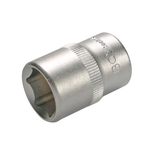 BGS Steckschlüssel-Einsatz Sechskant | Antrieb Innenvierkant 12,5 mm (1/2") | SW 18 mm