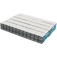 TECPO Klebegewichte 2x1200-teilig Auswucht Gewichte, 5g