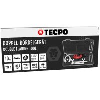 TECPO KFZ Bördelgerät Set Bördel Werkzeug Sortiment + Rohr Biegezange